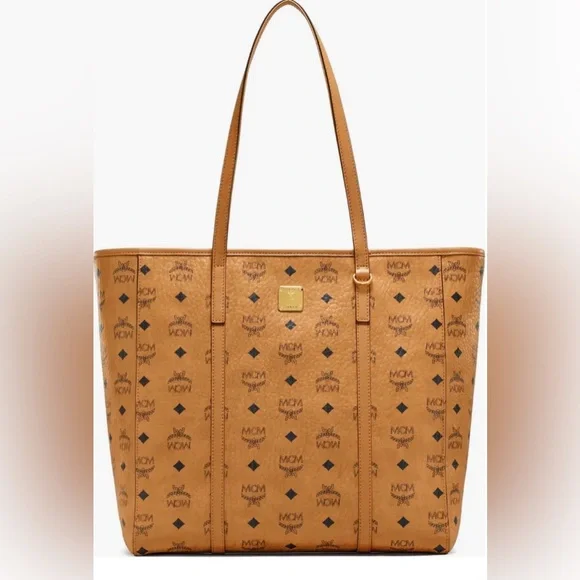 ❌SOLD❌NWT MCM Toni Visetos Coated Canvas Shopper Tote Bag - Picture 14 of 16